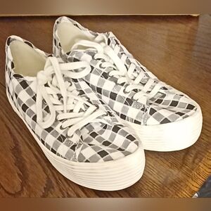Seavees Monterey Checkered Cotton Canvas Sneakers